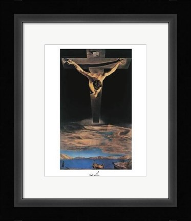 Framed Christ Of St. John Of The Cross Print