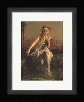 Framed Ophelia (Detail) Print