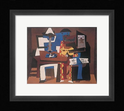 Framed Three Musicians Print