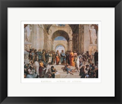 Framed School of Athens Print