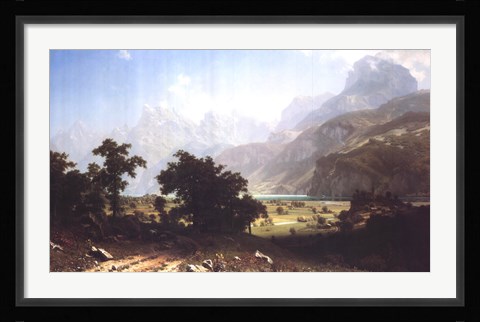 Framed Lake Lucerne Print