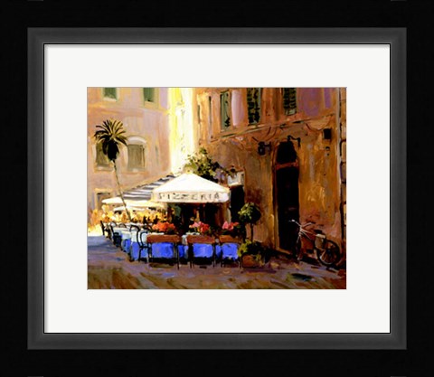Framed Cafe Roma Print