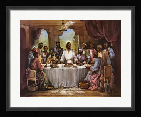 Framed Last Supper Print