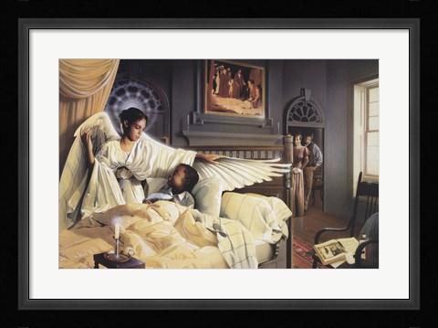 Framed Angel Of Hope And Healing Print