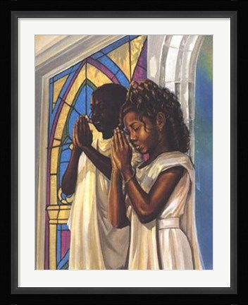 Framed Daily Prayer Print