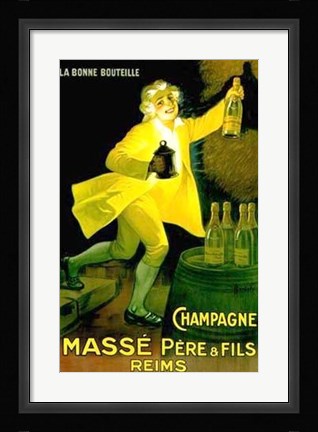 Framed Masse Pere and Fils Print