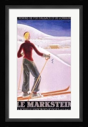 Framed Le Markstein Print