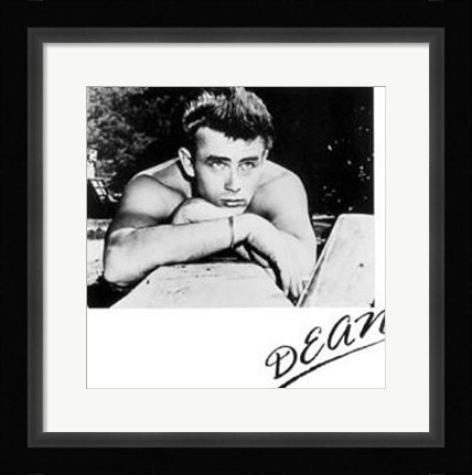 Framed James Dean Print