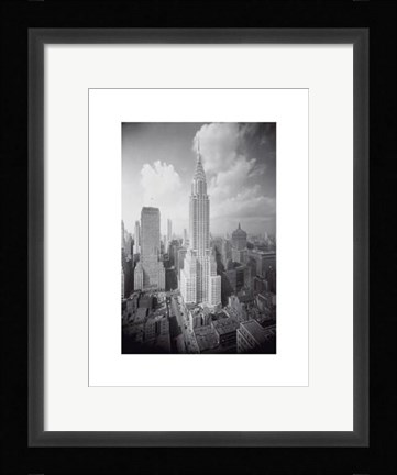 Framed Chrysler Building Print
