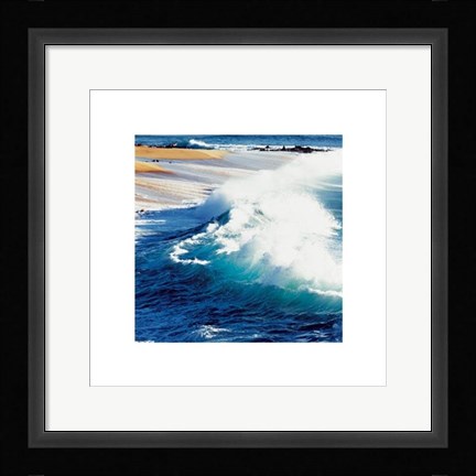 Framed Breaking Waves Print