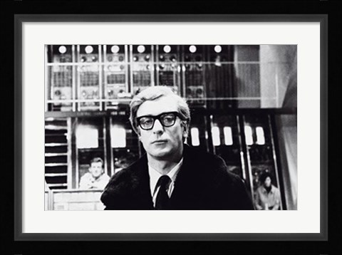 Framed Michael Caine, Harry Palmer Print