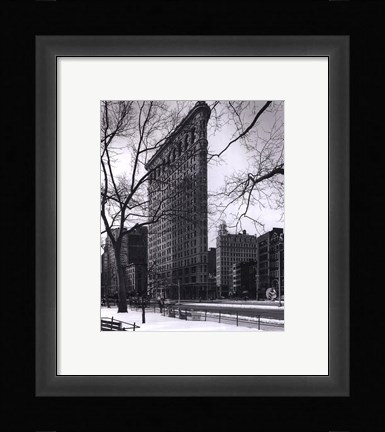 Framed Flat Iron Building Print