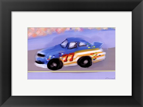 Framed Racecar Print