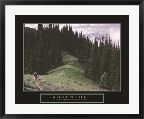 Framed Adventure - Hiker Print
