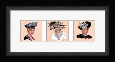 Framed Hattitude In Black Print