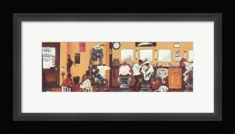 Framed Spit Shine And Finger Weave Print