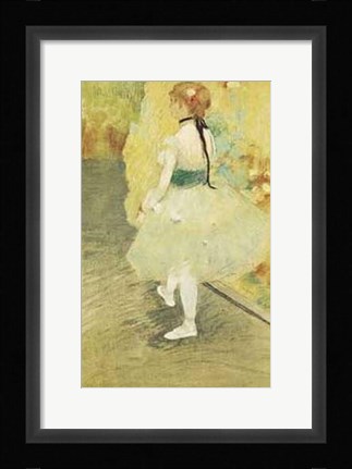Framed Dancer In Green Print