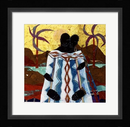 Framed Embrace The Hold Print