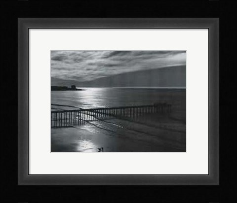 Framed Scripps Pier Print