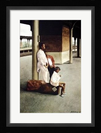 Framed Station Stop Print