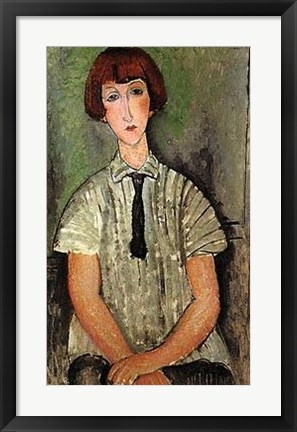 Framed Young Girl Print