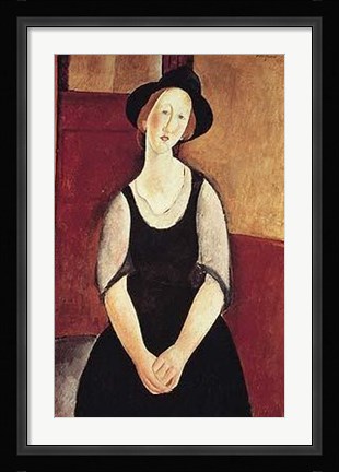 Framed Portrait Of Thora Klinchowstrom Print