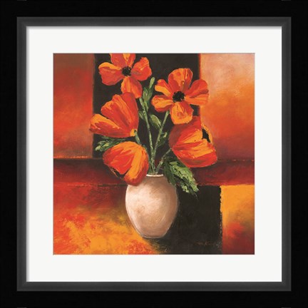 Framed Pizazz Variations I Print