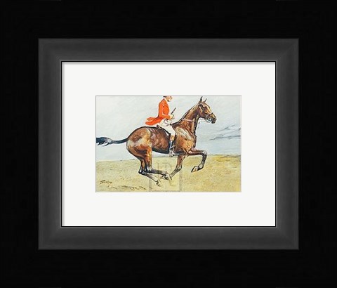 Framed Head Like a Lady Print