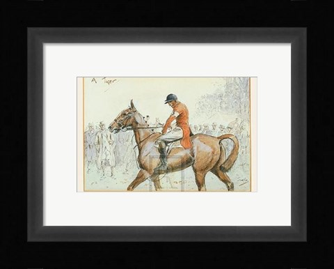 Framed Tiger - horse Print