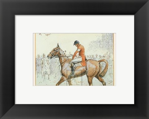 Framed Tiger - horse Print