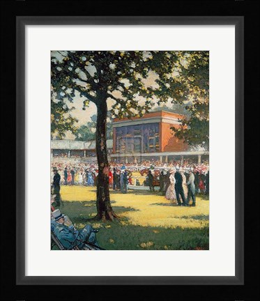 Framed Ascot Race Course Print