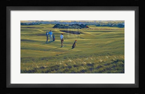 Framed St Andrews 12Th - 'Heathery (In)' Print