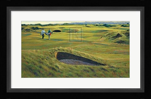 Framed St Andrews 13Th - 'Hole O'cross (In)' Print