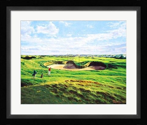 Framed St Andrews 14Th - 'Long' Print