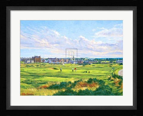 Framed St Andrews 15Th - 'Cartgate (In) Print
