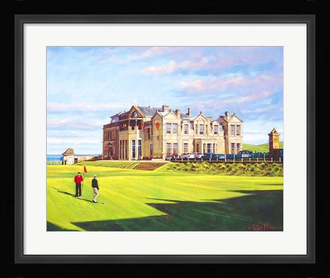 Framed St Andrews 18Th - 'Tom Morris' Print