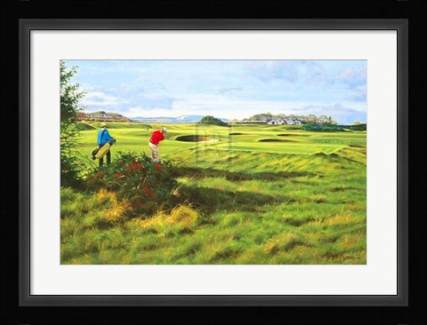 Framed St Andrews 2Nd - 'Dyke' Print