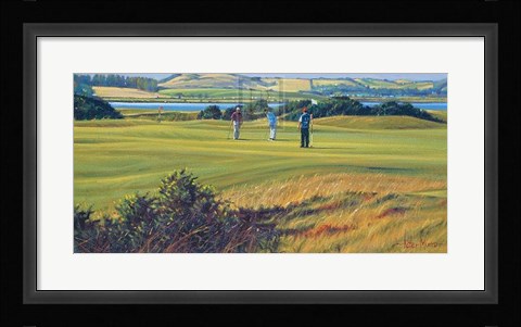 Framed St Andrews 6Th - 'Heathery (Out)' Print