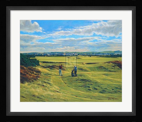 Framed St Andrews 9Th - 'End' Print