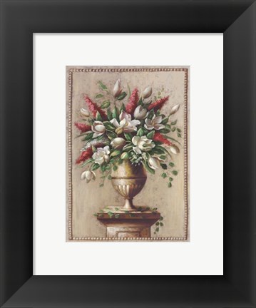 Framed Floral Symphony II Print