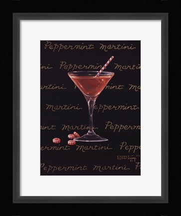 Framed Peppermint Martini Print