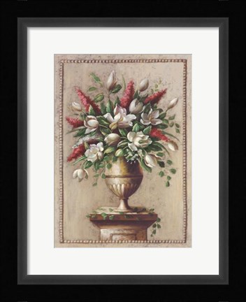 Framed Floral Symphony II Print