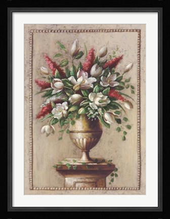 Framed Floral Symphony II Print