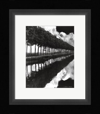 Framed Holland Canal, Sluis, Holland Print