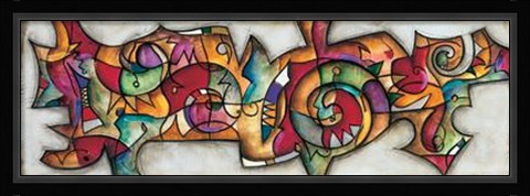 Framed Turn It On Print