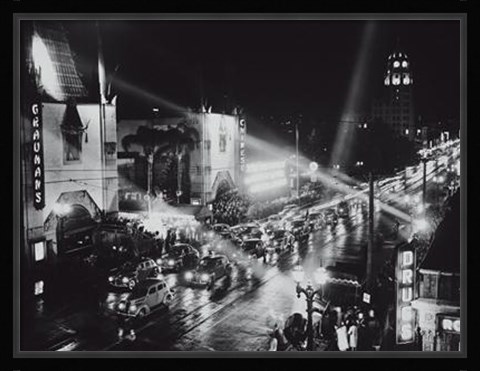 Framed Hollywood California, 1940 Print