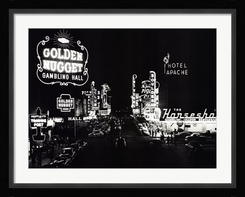 Framed Las Vegas Nevada, 1953 Print