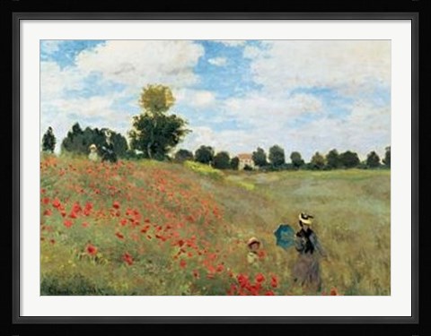 Framed Coquelicots Print