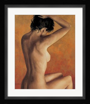 Framed Young Beauty I Print