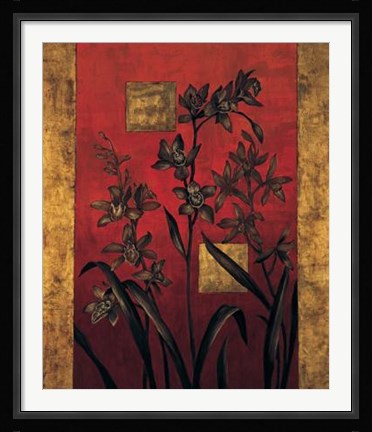 Framed Evening Silhouette I Print